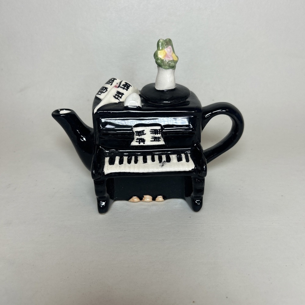 Ceramic Piano Teapot Art Deco